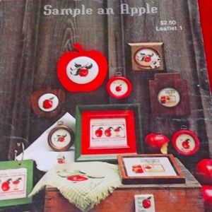 Patterns: sample an apple. Cross stitch patterns